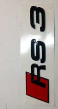 Logo emblema scritta originale Audi RS3 nero portellone 8V0853740