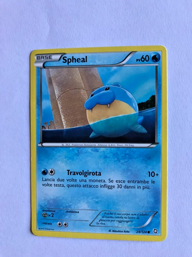 Carta pokemon spheal stirpe - pokemon,