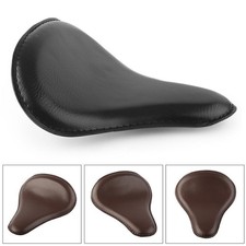 Per Harley Bobber Chopper Custom Honda Yamaha Solo Slim Marrone Grande Sedile Pelle