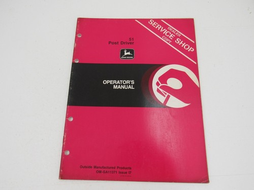 John deere manuale - john, 51