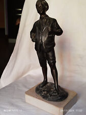 scltura in bronzo base in marmo