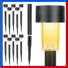 10 Pezzi Lampada Solare Luce