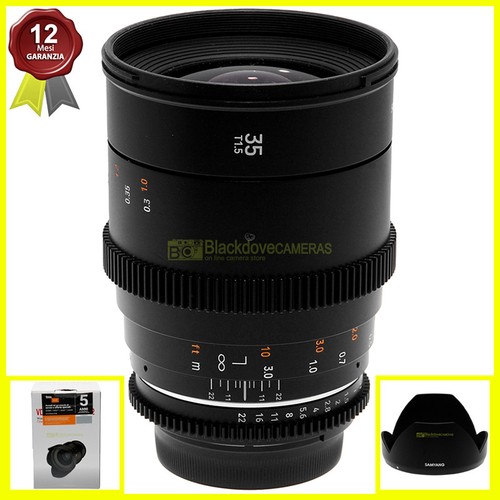 Samyang vdslr 35mm - samyang, t1.5
