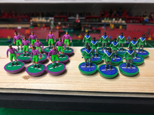 Due squadre subbuteo - squadre, uniche