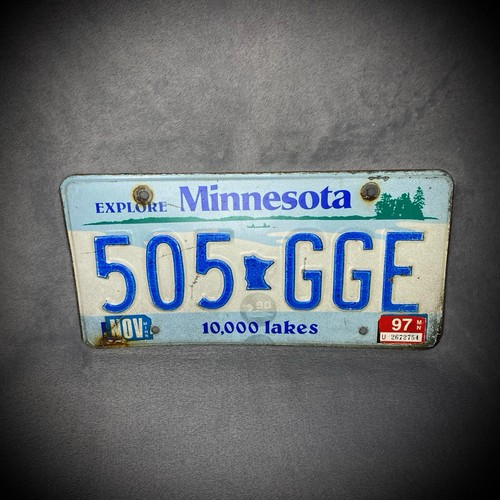 Minnesota license plate 10000 - minnesota,
