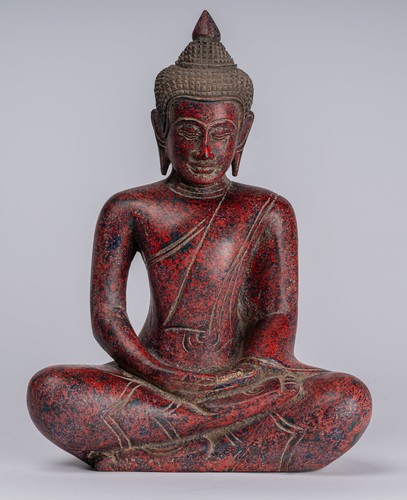Antico khmer stile legno - khmer,