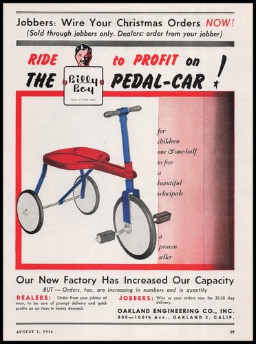 1946 billy boy pedal - 1946,