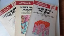I Grandi Temi della Medicina -  Grande Atlante Anatomico - 3 volumi -Fabbri 1981