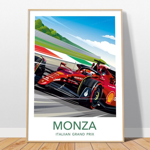 Poster monza ferrari - monza, f1