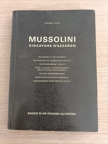 Mussolini giocatore - "mussolini,
