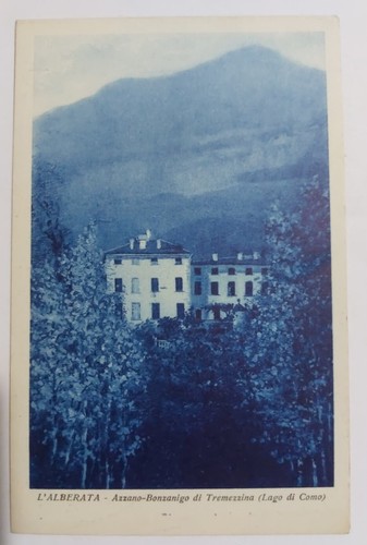 Cartolina alberata azzano - cartolina, l'alberata