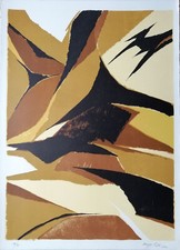 SILVANO BOZZOLINI - Storica litografia originale 1962 firmata e numerata 14/40