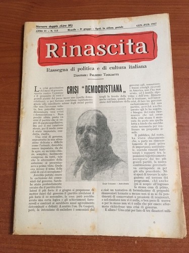 Rinascita gen feb 1947 - gen-feb,