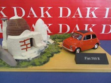 Die cast 1/43 Modellino Auto Diorama Fiat 500 R