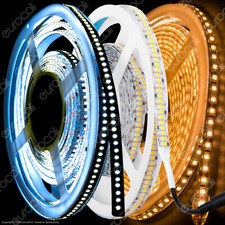STRISCIA LED Bobina 5mt 5630 5050 3528 RGB Strip SMD Impermeabile IP65 e IP20