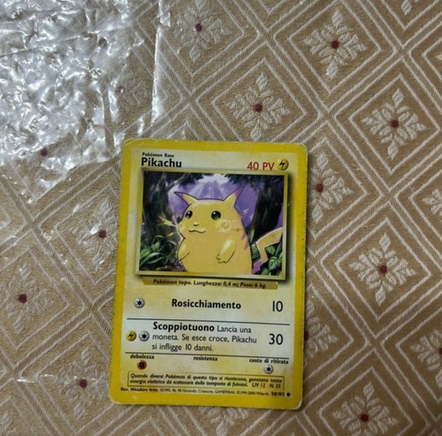 Carta pokemon pikachu prima - carta,