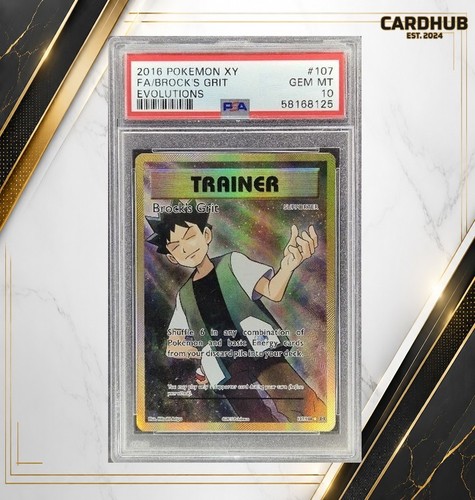 Carta pokemon brock gift - brock's,