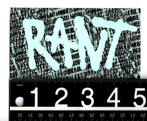 Adesivo rant bmx - adesivo,