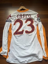 Maglia AS ROMA 2010/2011 CHAMPIONS LEAGUE  MATCH WORN INDOSSATA 23 GRECO