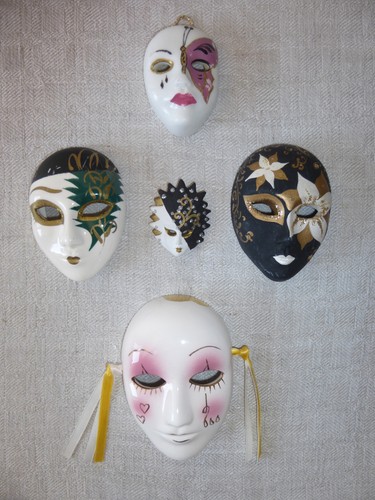Maschere veneziane ceramica - in,