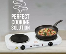 PIANO COTTURA DOPPIO ELETTRICO 2000W PIANO COTTURA CUCINA PORTATILE PIANO COTTURA TAVOLO