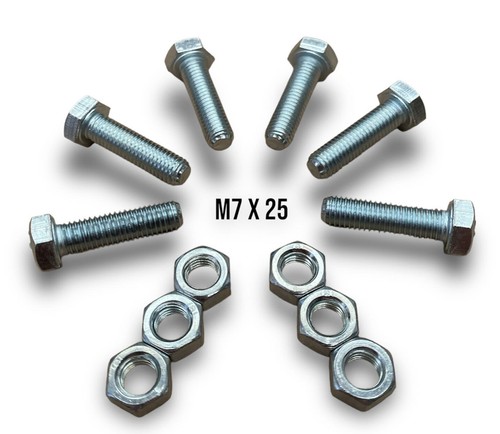 Kit bulloni 6 dadi - 6, 25