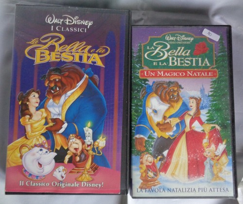 Vhs walt disney bella e - vhs,