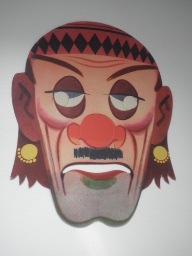 Maschera carnevale vintage - maschera, di