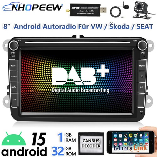 Dab android15 autoradio - 8",