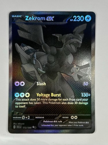 Pokémon tcg zekrom black - pokémon, bolt