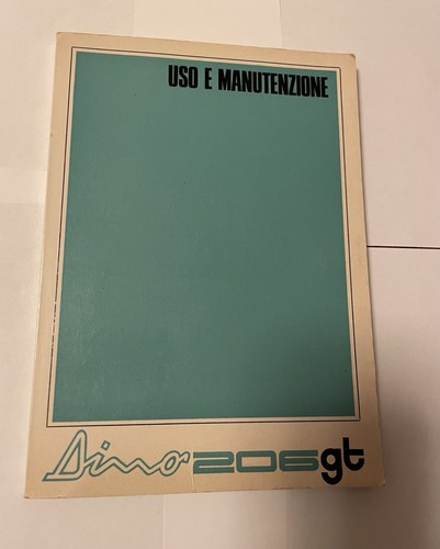 Libretto uso manutenzione - uso,