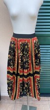Zara Gonna Plissettata Skirt Asimmetrica Multicolore Floreale Desigener Style XS