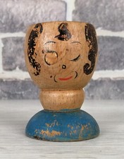 PORTAUOVA VINTAGE - IN LEGNO - ANNI 50 - MADE IN JAPAN - 7 CM