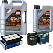 Pacchetto ispezione Mahle 6L Liqui Moly 5W-30 Top Tec 4200 per Hyundai i20 Active
