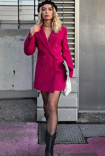 Abito blazer doppiopetto zara - abito,
