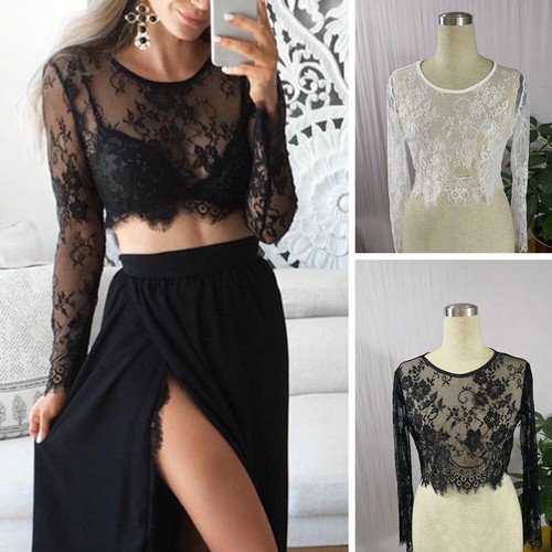 Shirt blusa corta - corta, donna