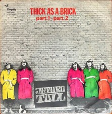 JETHRO TULL - THICK AS A BRICK PART 1 / PART 2 - 7" 45 RPM ITALY 1972 - NM/EX