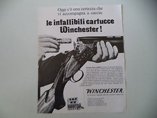 advertising Pubblicità 1967 CARTUCCE WINCHESTER FUCILE