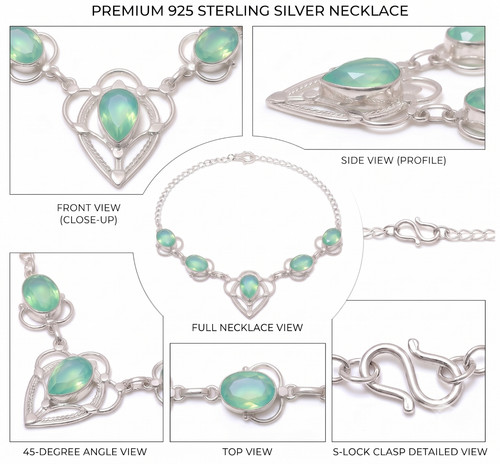 Collana argento sterling - in,