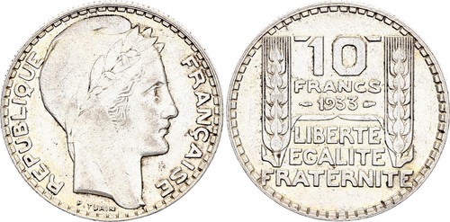 France francs turin 1933 - francs,