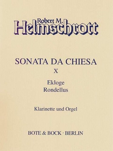 Sonata chiesa clarinet - da, x
