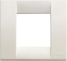 Vimar Serie Idea – Placca Classica 1 – 2 modulo plastico bianco idea