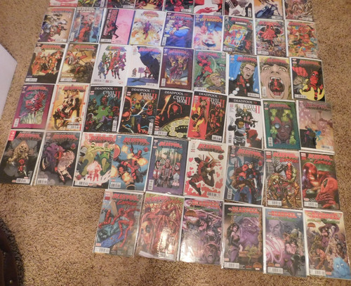 Deadpool comics molte corse - deadpool,