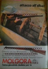 FOTO DI GIOCATTOLO: FUCILE WINCHESTER MOLGORA.  1 PAGINA DA TOPOLINO ANNI 70'