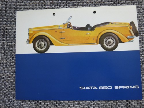 Siata 850 spring prospekt - 850,