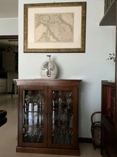 VETRINA DISPENSA CRISTALLIERA CREDENZA LIBRERIA ARTE POVERA  