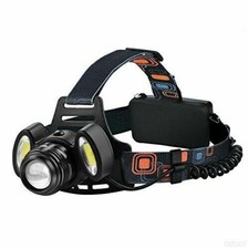 TORCIA FRONTALE LAMPADA LED CREW RICARICABILE FINO A 5000 LUMEN SPORT CAMPEGGIO 