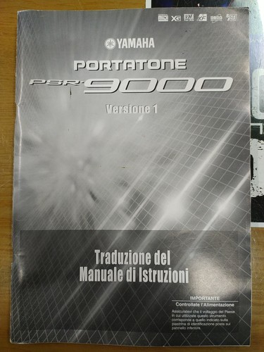 Manuale istruzioni yamaha - istruzioni,