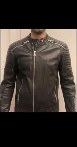 Giubbotto pelle uomo - pelle,