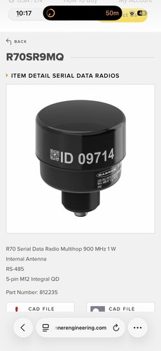 Radio dati seriale - , r70